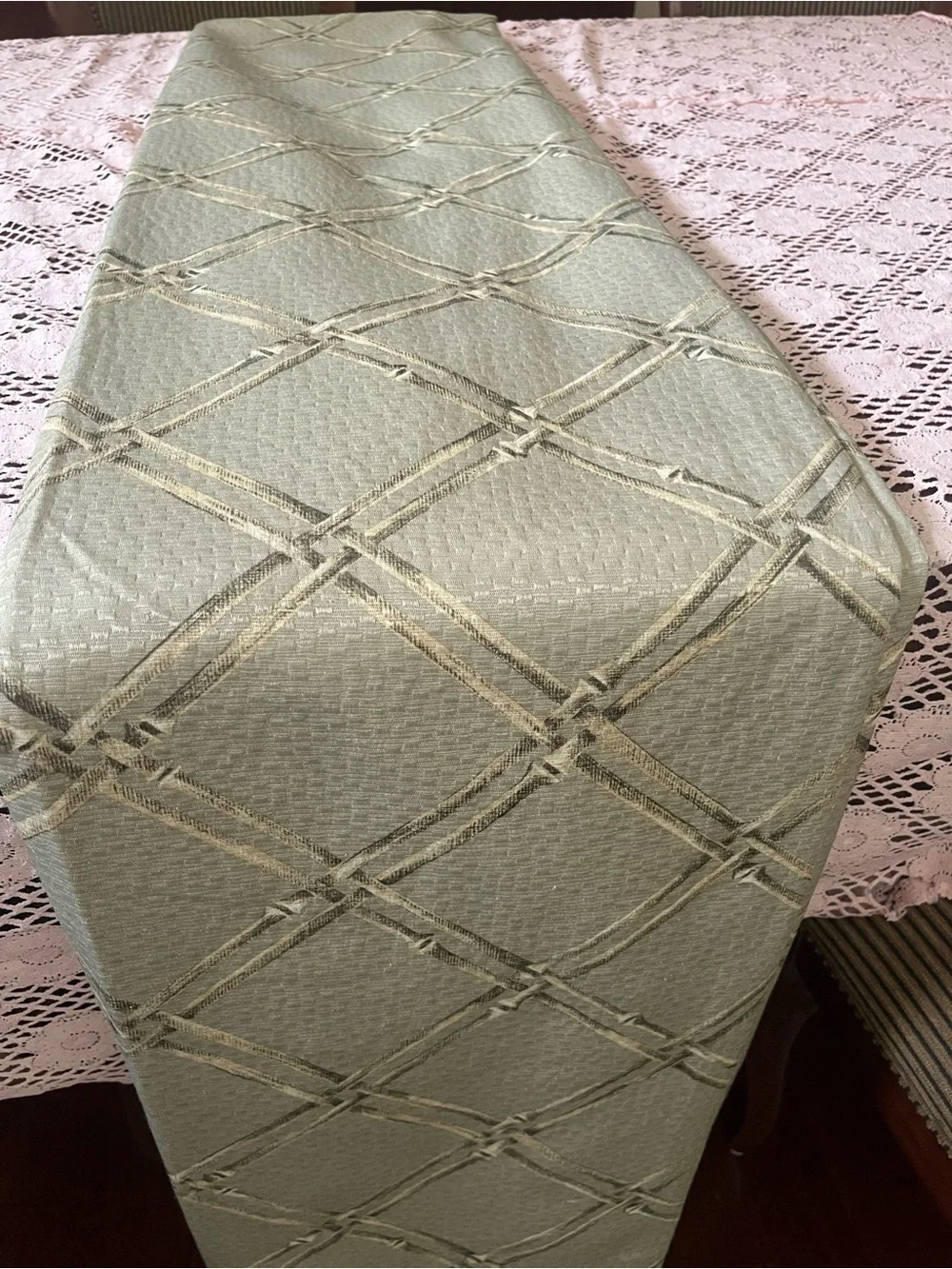 Neutral Beige Plaid high ceiling Drapery Panel